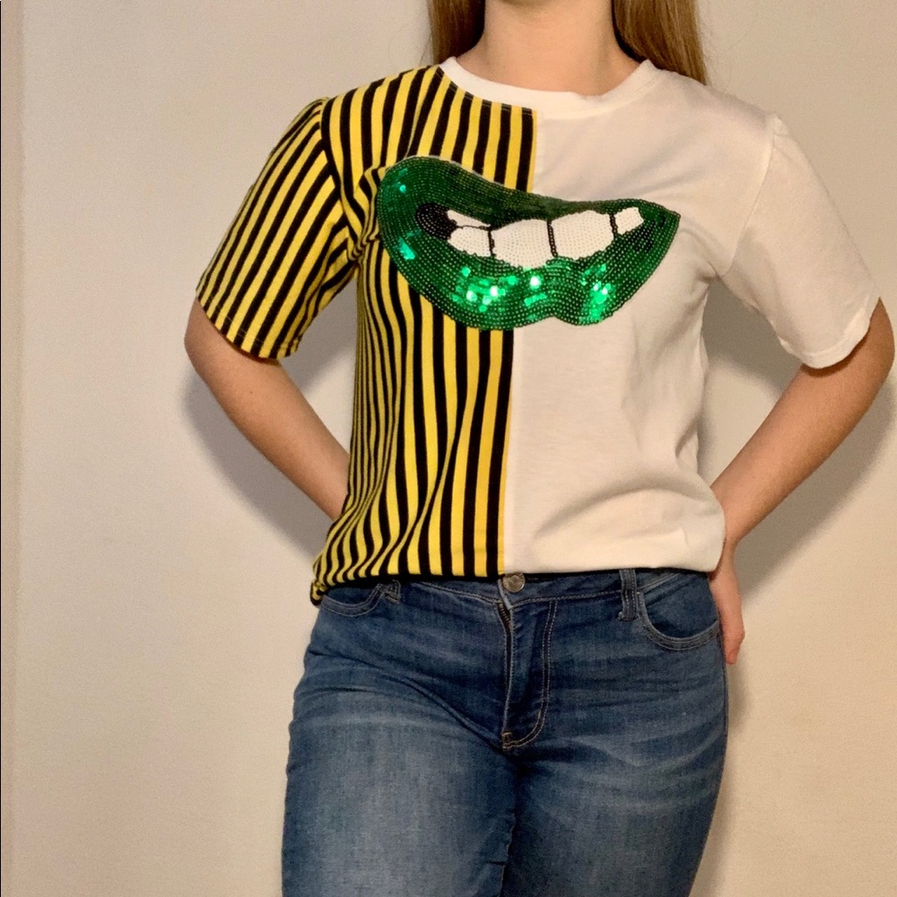 Backwards Mouth Tee